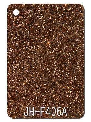 Brown Sparkle Acrylic Sheet Gift Packaging Box Dekorasi Perhiasan