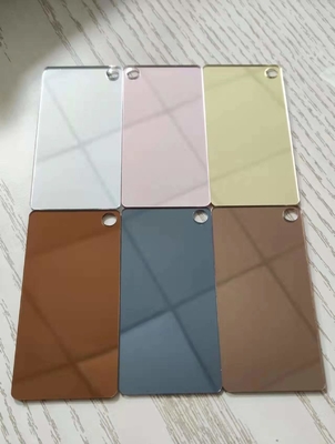 Isolasi Listrik Emas Perspex Mirror Sheets Panel Potong Laser Akrilik