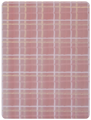 Pink Grid Plexiglass Pearl Acrylic Sheet Tebal 3mm Untuk Dekorasi Pintu Jendela